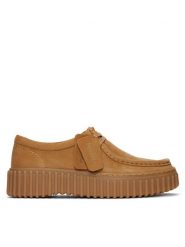 Clarks Półbuty Torhill Bee 26172084 Brązowy. Brązowe półbuty wsuwane Clarks, bez wzorów, ze skóry, bez obcasa, na płaskiej podeszwie. Za 429.99 zł.