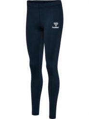 LEGGINSY HUMMEL LILY TIGHTS. Fioletowe legginsy Hummel, bez wzorów, z elastanu, klasyczne. Za 160.50 zł.
