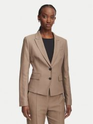 BOSS Marynarka 50564479 Brązowy Slim Fit. Brązowe marynarki i żakiety Boss, bez wzorów, z lyocellu, bez ramiączek. Za 1,909.00 zł.