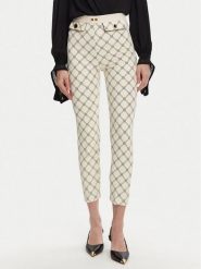 Elisabetta Franchi Spodnie materiałowe PA-S71-51E2 Écru Regular Fit. Spodnie materiałowe Elisabetta Franchi, bez wzorów, z materiału. Za 1,339.00 zł.