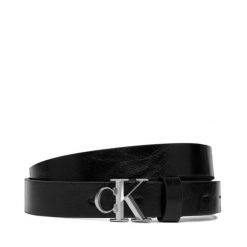 Pasek Calvin Klein. Czarne paski Calvin Klein, bez wzorów. Za 249.99 zł.