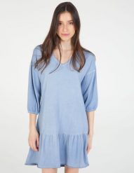 Bawełniana sukienka. Sukienki Unisono, s, bez wzorów, z bawełny, bez kołnierzyka, bez ramiączek, mini. Za 139.00 zł.