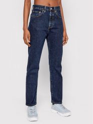 Levi's® Jeansy 501™ 36200-0179 Granatowy Cropped Fit. Niebieskie jeansy s, bez wzorów, z bawełny. Za 499.99 zł.
