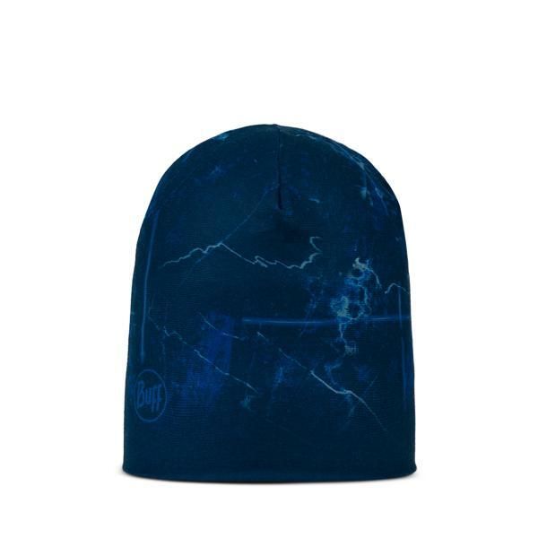 Czapka BUFF ECOSTRETCH BEANIE ONEY. Niebieskie czapki zimowe Buff, bez wzorów, sportowe. Za 119.90 zł.