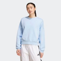 Bluza damska ADIDAS Gym & Pilates. Bluzy adidas, l, bez wzorów, z bawełny, sportowe, bez ramiączek, bez kaptura. Za 119.99 zł.