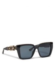 Guess Okulary przeciwsłoneczne GU7915 Czarny. Czarne okulary przeciwsłoneczne Guess, z aplikacjami, z tworzywa sztucznego, plastikowe. Za 569.99 zł.