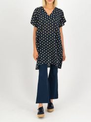 Blutsgeschwister Tunika "Tschintschin" w kolorze czarnym ze wzorem rozmiar: S. Czarne tuniki Blutsgeschwister, s, bez wzorów, z bawełny, bez kołnierzyka, bez ramiączek. Za 91.99 zł.