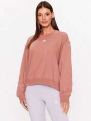 Adidas Bluza Essentials+ Made with Hemp Sweatshirt IC1822 Brązowy Loose Fit. Brązowe bluzy adidas, xs, bez wzorów, z bawełny, bez kaptura. Za 179.99 zł.