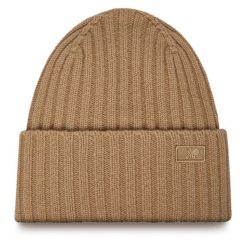 Czapka Weekend Max Mara. Brązowe czapki zimowe Weekend Max Mara, bez wzorów. Za 389.99 zł.