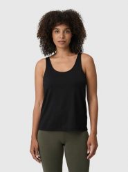 Les Lunes Top "Nelaa" w kolorze czarnym rozmiar: L. Czarne topy Les Lunes, l, bez wzorów, bez kołnierzyka, bez ramiączek. Za 82.99 zł.