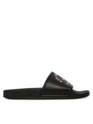 KARL LAGERFELD Klapki Kondo 2.0 KL80908A Czarny. Czarne klapki KARL LAGERFELD, bez wzorów, z tworzywa sztucznego, bez obcasa, bez zapięcia. Za 399.99 zł.