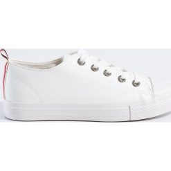 Sportowe buty ze skóry ekologicznej - Biały. Buty treningowe marki Mohito. Za 89.99 zł.
