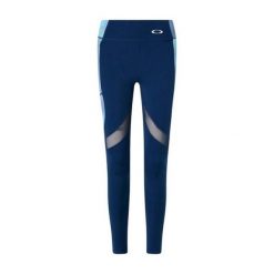 Legginsy damskie Oakley PURSUIT PRO TIGHT granatowe FOA500565-6LE r M. Niebieskie legginsy Oakley, bez wzorów, z tkaniny, eleganckie. Za 304.65 zł.