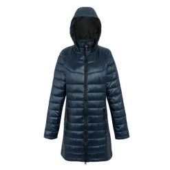 Kurtka Damska Pikowanie Pikowany Andel IV. Niebieskie kurtki Regatta, m, z aplikacjami, z materiału, z kapturem. Za 500.99 zł.