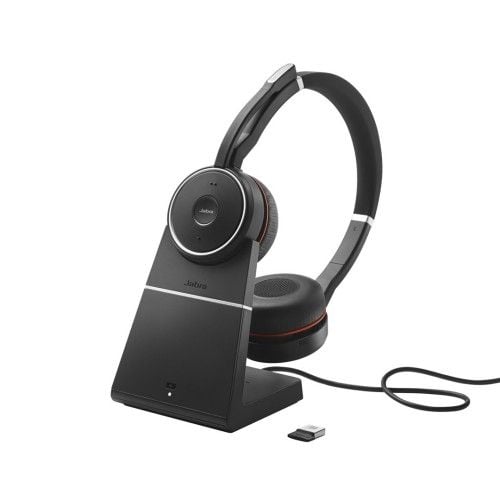 Słuchawki nauszne bezprzewodowe Jabra Evolve 65 MS Stereo Link370. Słuchawki nauszne JABRA. Za 1,526.99 zł.