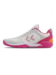 Buty damskie Hummel Speed Court. Czerwone buty treningowe Hummel, bez wzorów, z gumy, bez zapięcia, do piłki ręcznej. Za 339.50 zł.