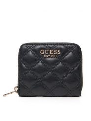Guess Portfel SWQG87 48137 Czarny. Czarne portfele Guess, z aplikacjami, ze skóry. Za 119.99 zł.