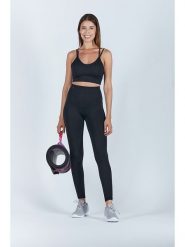Onamaste Legginsy sportowe w kolorze czarnym rozmiar: S/M. Czarne legginsy Onamaste, bez wzorów, z materiału, sportowe. Za 105.88 zł.
