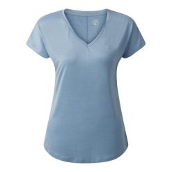 T-shirt Damski Sportowy. Czerwone t-shirty sportowe Dare 2b, xl, bez wzorów, z elastanu, bez ramiączek, trekkingowe. Za 89.99 zł.