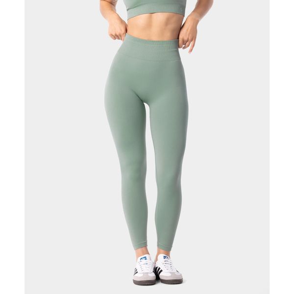 Legginsy bezszwowe damskie Simply Seamless Carpatree. Zielone legginsy Carpatree, bez wzorów, sportowe. Za 129.99 zł.