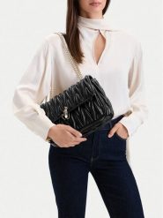 Eva Minge Torebka EO-KY-357 Czarny. Czarne torebki klasyczne Eva Minge, bez wzorów, ze skóry, bez dodatków. Za 279.99 zł.