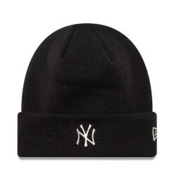 Czapka New Era. Czarne czapki zimowe New Era, bez wzorów. Za 149.99 zł.