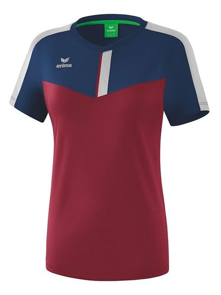 Erima Koszulka sportowa "Squad" w kolorze granatowo-czerwonym rozmiar: 34. Czerwone t-shirty sportowe Erima, bez wzorów, z materiału, bez ramiączek, outdoorowe. Za 39.49 zł.