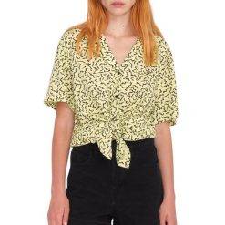Koszula turystyczna damska Volcom Sunny Wild. Żółte koszule Volcom, s, bez wzorów, z wiskozy, casualowe, bez kołnierzyka, bez ramiączek. Za 172.00 zł.