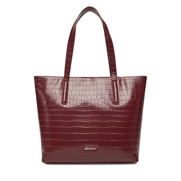 Torebka JENNY. Czerwone shopper bag Jenny, bez wzorów, bez dodatków. Za 149.99 zł.