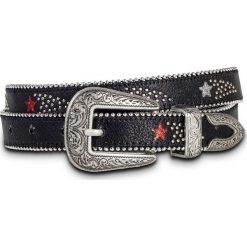 Pasek w kowbojskim stylu bonprix czarny. Paski marki bonprix. Za 59.99 zł.