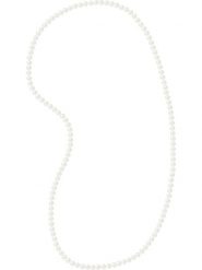 Mitzuko Naszyjnik z pereł w kolorze białym rozmiar: 80 cm. Białe naszyjniki Mitzuko, z materiału, z perłą, srebrne. Za 448.99 zł.
