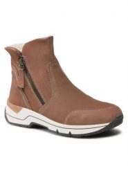 Go Soft Botki WB-AMANDA-AW22-13 Brązowy. Brązowe botki GO SOFT, bez wzorów, z nubiku, bez obcasa, na płaskiej podeszwie, bez zapięcia. Za 269.99 zł.