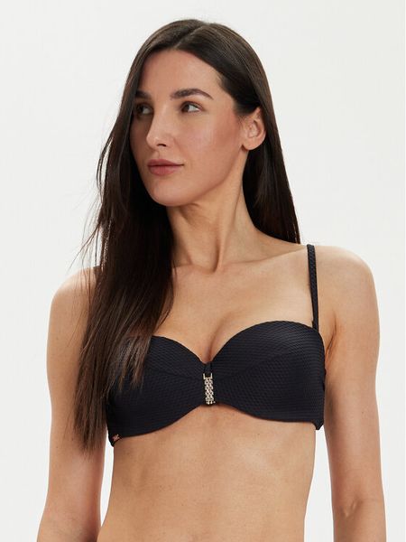 Selmark Góra od bikini BJ516 Czarny. Czarne bikini Selmark, bez wzorów, z syntetyku. Za 279.99 zł.