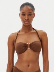 Max Mara Beachwear Góra od bikini Amelia 2516821199 Brązowy. Brązowe bikini Max Mara Beachwear, bez wzorów, z syntetyku. Za 639.99 zł.
