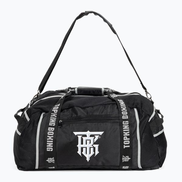 Torba treningowa Top King Gym. Czarne torby sportowe TOP KING, bez wzorów. Za 329.99 zł.