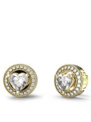 Guess Kolczyki JUBE04 669JW Złoty. Żółte kolczyki Guess, metalowe. Za 179.99 zł.
