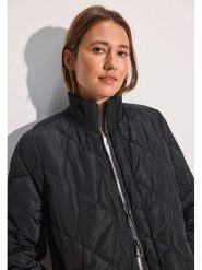 Cecil Płaszcz pikowany w kolorze czarnym rozmiar: M. Czarne płaszcze Cecil, m, bez wzorów, bez kaptura. Za 281.76 zł.