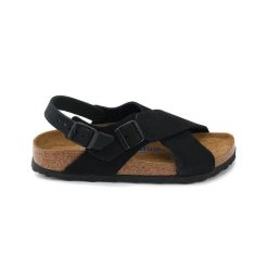 Damskie japonki krzyżujące się paski TULUM SFB. Czarne japonki Birkenstock, bez wzorów, z materiału. Za 680.00 zł.