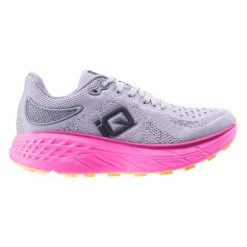 Buty do biegania IQ Rosero W 92800657336 szare. Szare buty do biegania bez wzorów, z materiału, bez zapięcia, do biegania. Za 386.39 zł.