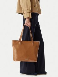 Lasocki Torebka CEO-LSK-L-003-10 Brązowy jasny. Brązowe shopper bag Lasocki, bez wzorów, ze skóry, bez dodatków. Za 179.99 zł.
