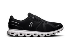 Buty On-Running Cloud 6 czarno-białe. Białe buty do biegania On Running, bez wzorów, z materiału, bez zapięcia, do biegania. Za 609.00 zł.