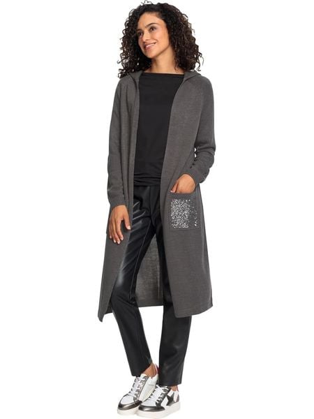 WITT WEIDEN Kardigan w kolorze antracytowym rozmiar: 46. Czarne swetry WITT WEIDEN, bez wzorów, bez ramiączek. Za 96.37 zł.