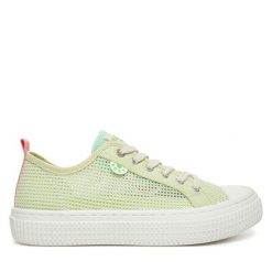 Trampki Roxy. Zielone trampki Roxy, bez wzorów, bez zapięcia. Za 119.99 zł.