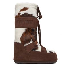 Śniegowce Moon Boot. Brązowe śniegowce Moon Boot, bez wzorów, bez zapięcia. Za 2,739.00 zł.