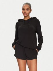 Guess Bluza O5GQ00 KCQP2 Czarny Regular Fit. Czarne bluzy Guess, l, z aplikacjami, z syntetyku, bez kaptura. Za 159.99 zł.