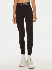 Calvin Klein Performance Legginsy 00GWF4L608 Czarny Slim Fit. Czarne legginsy Calvin Klein Performance, bez wzorów, z syntetyku, sportowe. Za 159.99 zł.