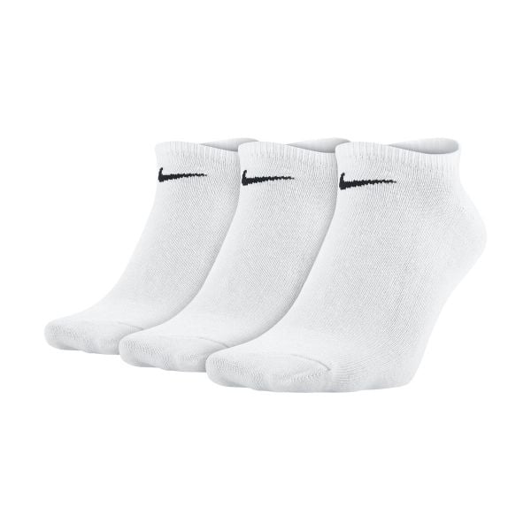 Skarpety Sportowe SX2554-101 3 par. Czarne skarpetki Nike, bez wzorów, z materiału. Za 49.00 zł.