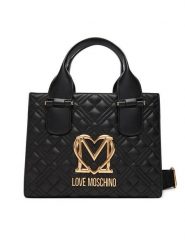 LOVE MOSCHINO Torebka JC4303PP1NK1200A Czarny. Czarne torebki klasyczne Love Moschino, bez wzorów, ze skóry, bez dodatków. Za 879.99 zł.