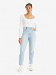 Levi´s Dżinsy - Tapered fit - w kolorze błękitnym rozmiar: W29/L27. Niebieskie jeansy l, z aplikacjami, klasyczne, z podwyższonym stanem. Za 167.67 zł.