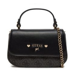 Torebka Guess. Czarne torebki klasyczne Guess, z aplikacjami, klasyczne, bez dodatków. Za 259.99 zł.